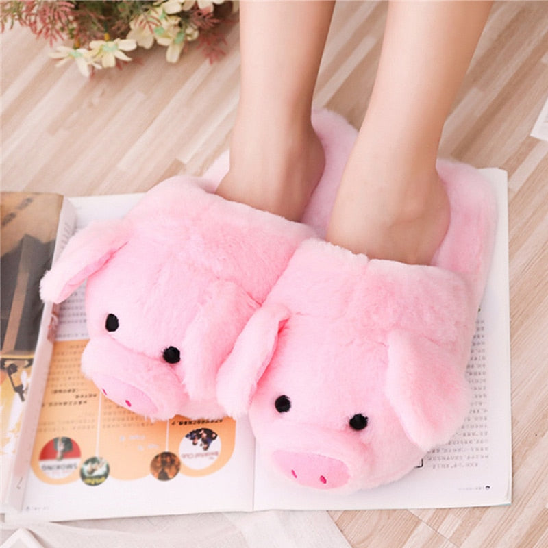 Winter Pig Slippers