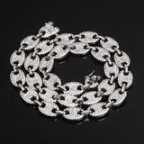 Pig Nose Link Chain Necklaces & Bracelet