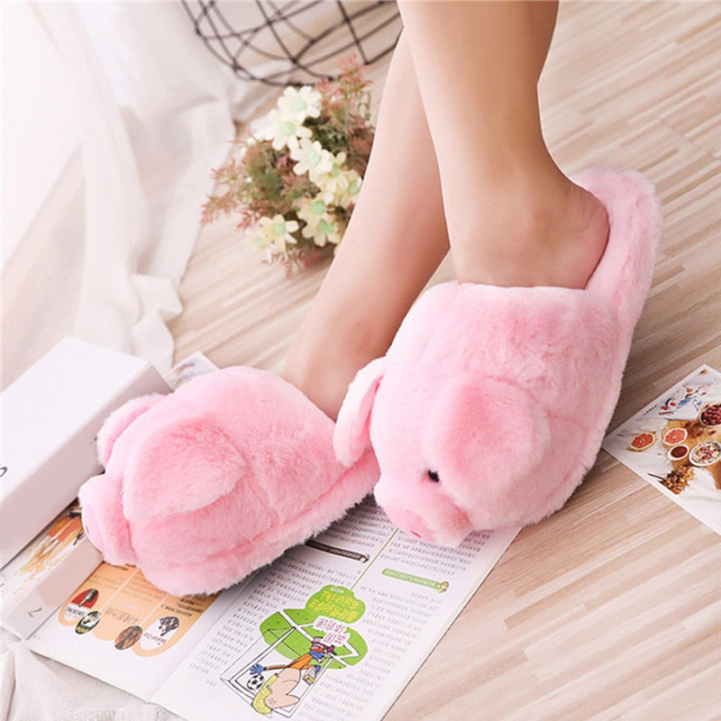 Winter Pig Slippers