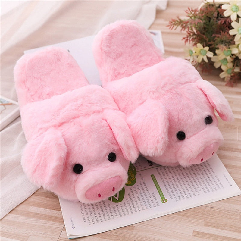 Winter Pig Slippers