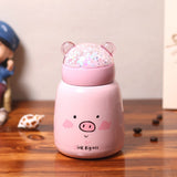 cute pig insulated cup