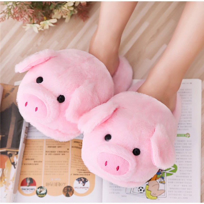 Winter Pig Slippers