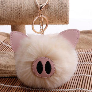 PIG NOSE KEYRING