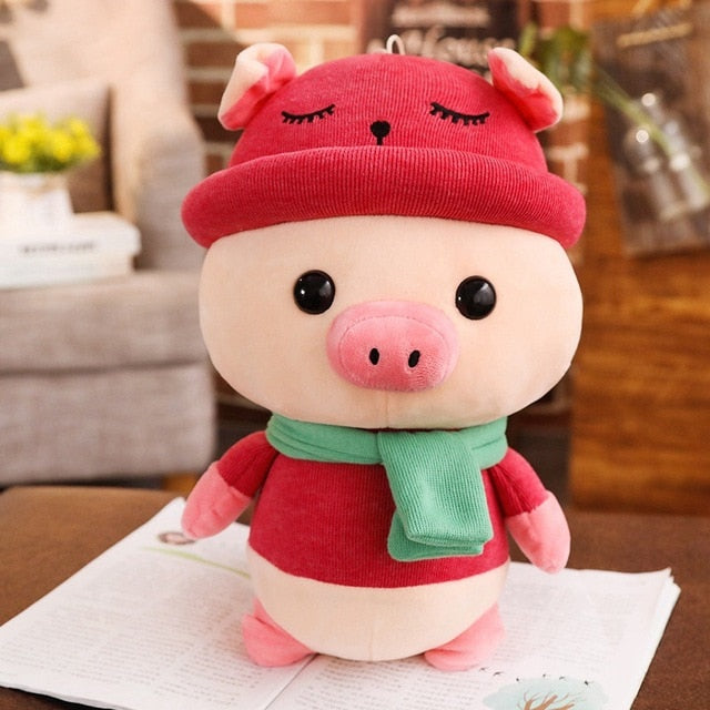 Colorful Pig with Clothes