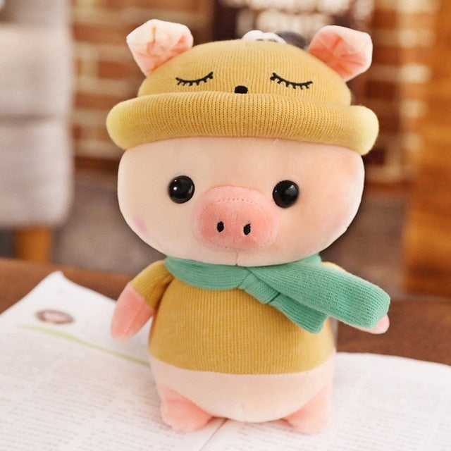 Colorful Pig with Clothes