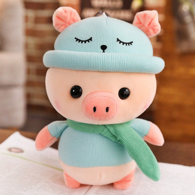 Colorful Pig with Clothes