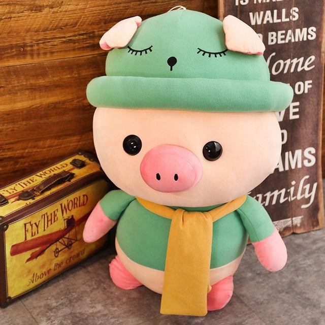 Colorful Pig with Clothes