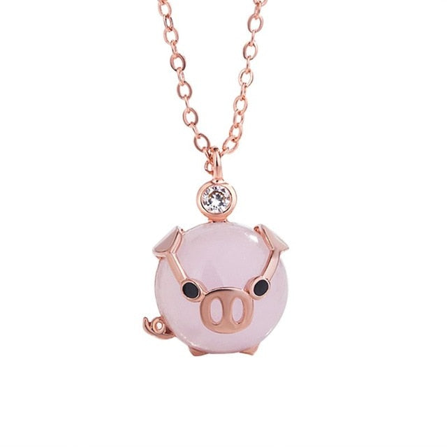 Lucky Pig Necklace